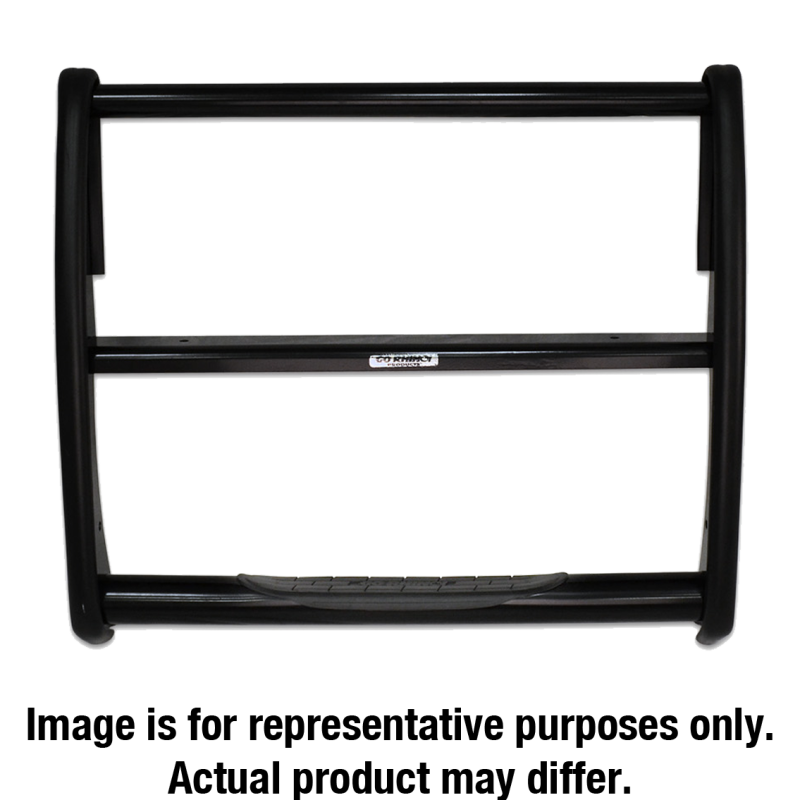 Ford E-250 Econoline Grille Guard - Front - Go Rhino - 3000 Series StepGuard - Black - `08-`14